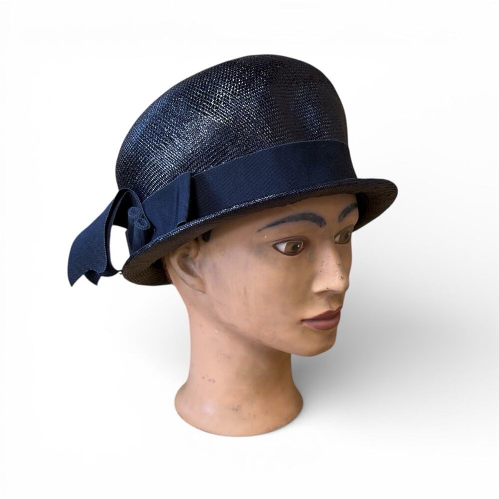 Vintage Sears Millinery‎ Navy Blue Hat